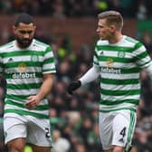 Celtic's Cameron Carter-Vickers (L) and Carl Starfelt are likely to be involved for Ange Postecoglou's side. (Photo by Craig Foy / SNS Group)