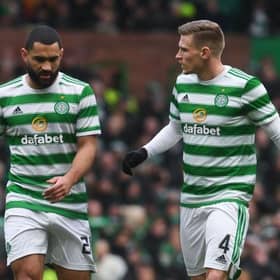 Celtic's Cameron Carter-Vickers (L) and Carl Starfelt are likely to be involved for Ange Postecoglou's side. (Photo by Craig Foy / SNS Group)