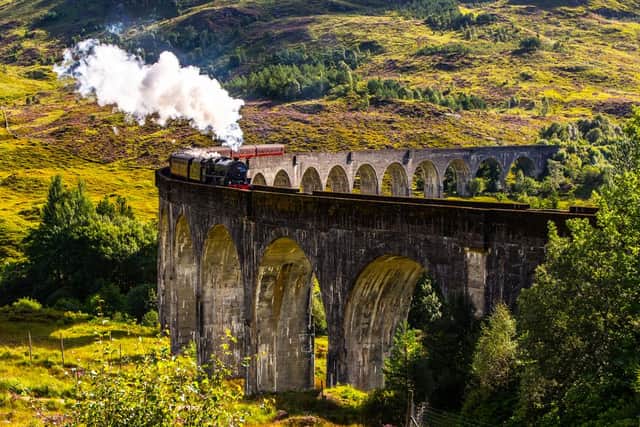 The Jacobite Express doubled as the "Hogwarts Express" in the Harry Potter film franchise.