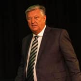 Celtic chief executive Peter Lawwell at last year's AGM at Celtic Park. Picture: SNS