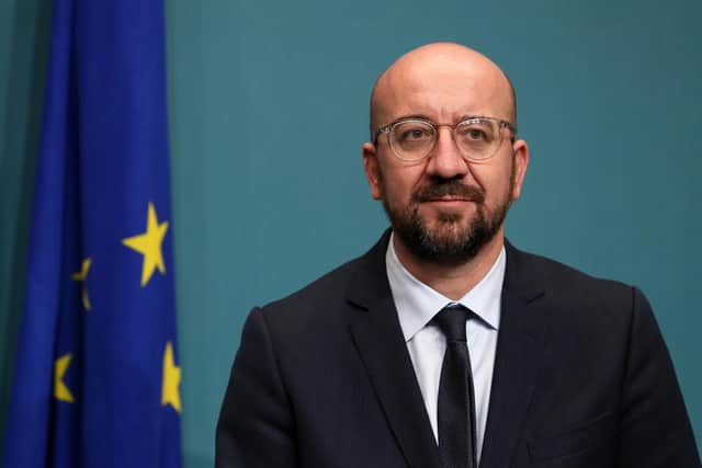 European Council Charles Michel suggested a deal hangs in the balance