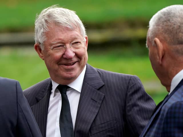 Former Manchester United manager Sir Alex Ferguson spoke at the memorial service for Walter Smith at Glasgow Cathedral.
