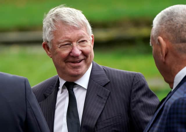 Former Manchester United manager Sir Alex Ferguson spoke at the memorial service for Walter Smith at Glasgow Cathedral.