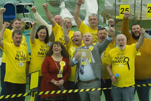 Neale Hanvey wins the Kirkcaldy and Cowdenbeath seat as an independent candidate (Pic: George McLuskie)