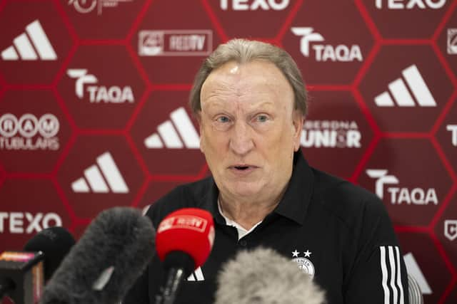 Aberdeen manager Neil Warnock is still looking for his first league win as Dons boss.