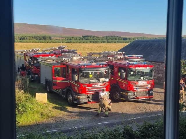 West Lothian fire: Pictures show firefighters still battling West Lothian wildfire which broke out three days ago