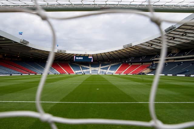 Hampden Park could host as many as 2,000 fans for the Scottish Cup final. Picture: SNS