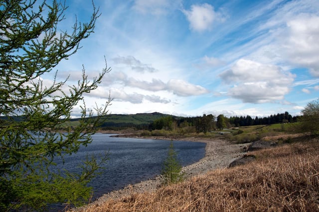 There are plenty of lovely walks in the enormous Galloway Forest Park but one of the nicest during winter starts at Clatteringshaws Visitor Centre. The two hour trail takes in Clatteringshaws Loch, Bruce's Stone (commemorating Robert the Bruce's victory at the Battle of Glen Trool in 1307), winter woodland and the 'Loch View hike' offering spectacular vistas of the surrounding countryside.