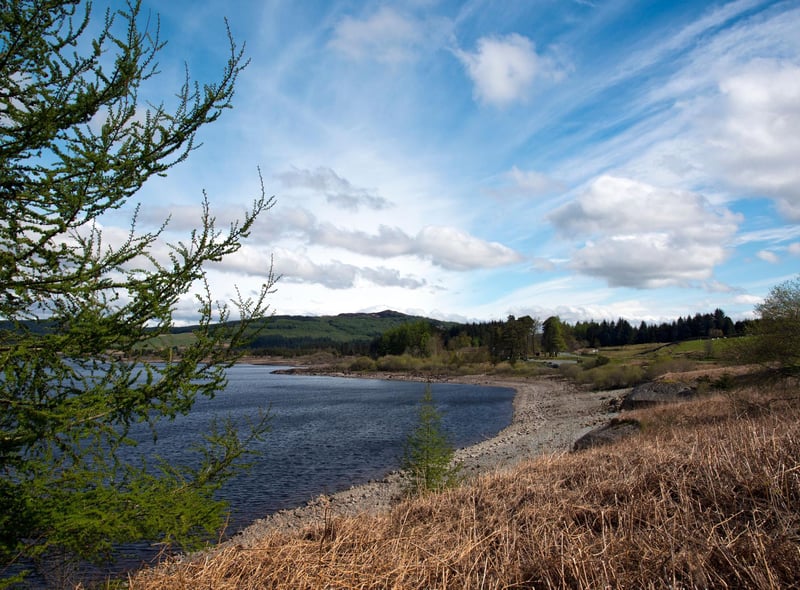 There are plenty of lovely walks in the enormous Galloway Forest Park but one of the nicest during winter starts at Clatteringshaws Visitor Centre. The two hour trail takes in Clatteringshaws Loch, Bruce's Stone (commemorating Robert the Bruce's victory at the Battle of Glen Trool in 1307), winter woodland and the 'Loch View hike' offering spectacular vistas of the surrounding countryside.