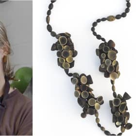 Iona Turner, whose jewellery which is made from seaweed, has been selected by the Scottish Goldsmiths Trust and Lyon & Turnbull for the online Elements 2021 graduate showcase exhibition.