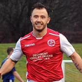 Zander Murray in action for previous club Broxburn Athletic