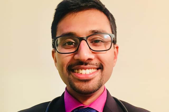 The work of winner Dr Aravind Ganesh contrasts the current funding paradigm for medical research and innovation with Adam Smith’s ideas about the free market. Picture: contributed.