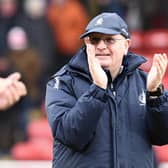 Falkirk manager John McGlynn could be lifting the League One title on Saturday. Pic: Michael Gillen