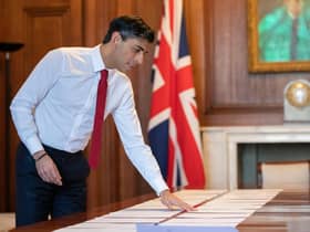 Chancellor Rishi Sunak preparing for the Spring Statement. Picture: Simon Walker / HM Treasury