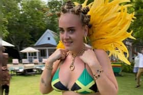 The singer divided opinion on whether her outfit was 'appropriation' or 'appreciation' (Photo: Instagram/@adele)