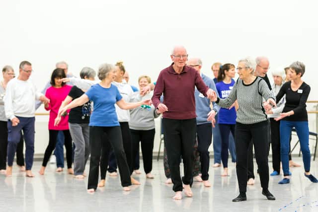 Scottish Ballet runs a 'Dance for Parkinson's' project, which helps people living with the disease to improve balance, spatial awareness, confidence and fluidity. Picture: Andy Ross