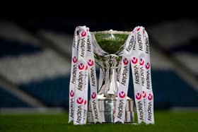 Celtic, Kilmarnock, Rangers and Aberdeen will contest the Viaplay Cup semi-finals at Hampden Park this weekend. (Photo by Ross MacDonald / SNS Group)