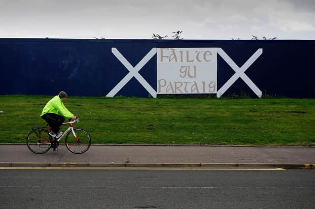 Can Gaelic seriously be called a 'vital part of Scotland's cultural identity' - as claimed by the Scottish Government - when only a tiny amount of people use it? (Picture; Andy Buchanan/AFP via Getty Images)
