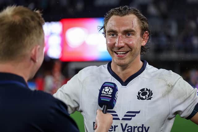 Jamie Ritchie will co-captain Scotland against Chile with Sione Tuipulotu. (Photo by Scott Taetsch/Getty Images for Scottish Rugby)