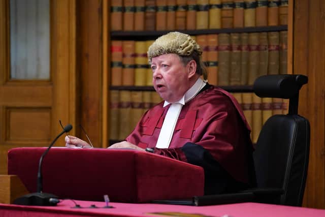 ​Lord Carloway, the Lord President (Picture: Andrew Milligan/PA Wire)