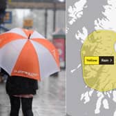 The Met Office has released a yellow weather warning for Tuesday.