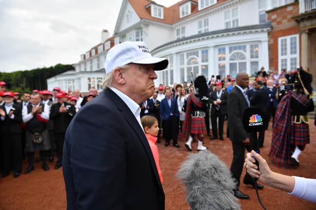 The R&A has made it clear that Turnberry will never host a major tournament while it remains under Donald Trump's ownership (Picture: Jeff J Mitchell/Getty Images)