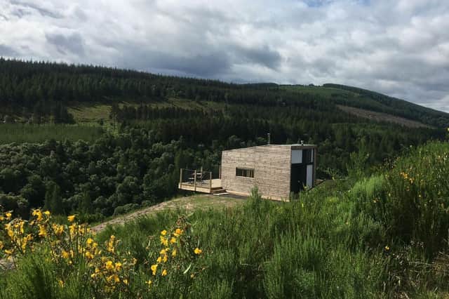 The Bothanna cabin on the Drummuir Estate