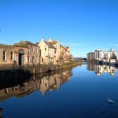 The Port of Leith, where the walking tour starts