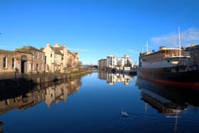 The Port of Leith, where the walking tour starts