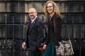 Scottish Greens co-leaders Lorna Slater and Patrick Harvie. Image: Jeff J Mitchell/Getty Images.