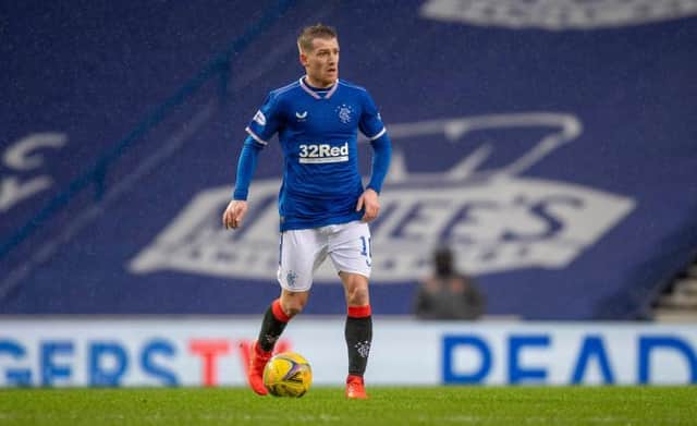 Steven Davis will make his 300th appearance for Rangers if he plays against Motherwell at Fir Park on Sunday. (Photo by Rob Casey / SNS Group)