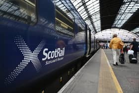 ScotRail has cut up to half its daily services because of the drivers' dispute. Picture: John Devlin