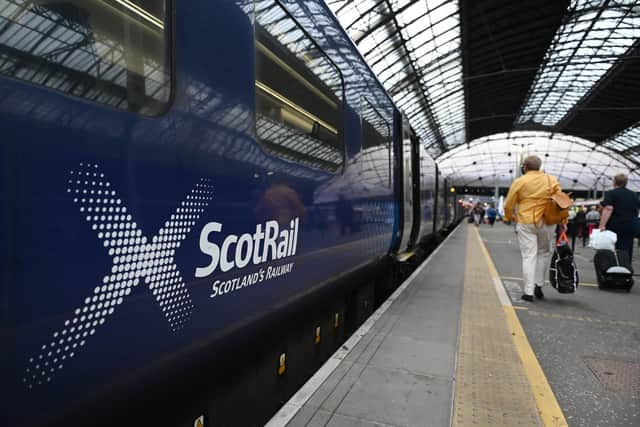 ScotRail has cut up to half its daily services because of the drivers' dispute. Picture: John Devlin