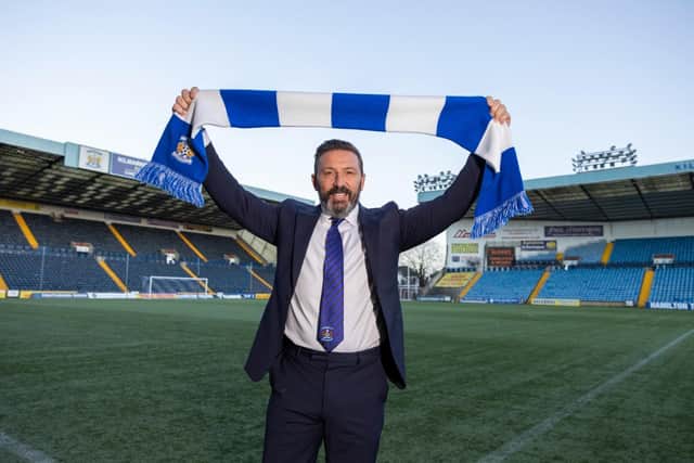 Derek McInnes has been appointed as the new Kilmarnock manager. Picture: Kilmarnock FC