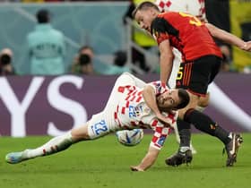 Celtic right-back Josip Juranovic and his Croatia team-mates held firm under pressure from Belgium.