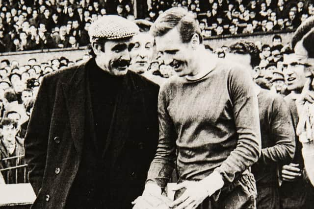 Billy McNeil and Sean Connery at a game in 1967. Picture: NationalWorld