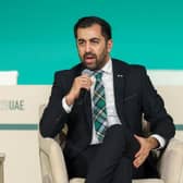 First Minister Humza Yousaf at a COP28 meeting - but are delegates talking enough about population? (Picture: Christopher Pike /COP28 via Getty Images)