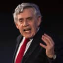 Former Prime Minister Gordon Brown during a 'Making Britain Work For Scotland' rally