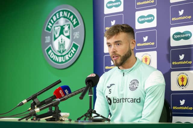 Ryan Porteous has moved from Hibs to Watford. (Photo by Ewan Bootman / SNS Group)