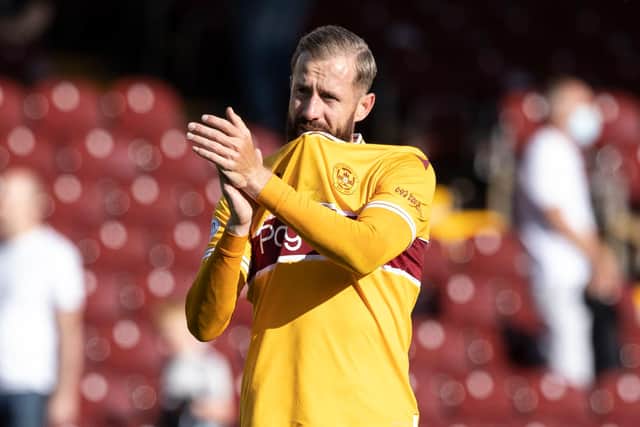 Kevin van Veen has struck up an instant rapport with the Motherwell fans.