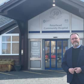 The Banff and Buchan MP was given a tour of Peterhead Community Hospital.