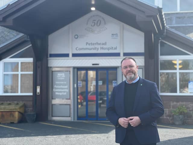 The Banff and Buchan MP was given a tour of Peterhead Community Hospital.