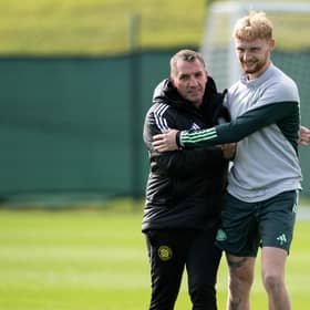 Celtic manager Brendan Rodgers has been impressed with Liam Scales this season.