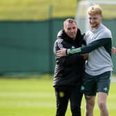 Celtic manager Brendan Rodgers has been impressed with Liam Scales this season.