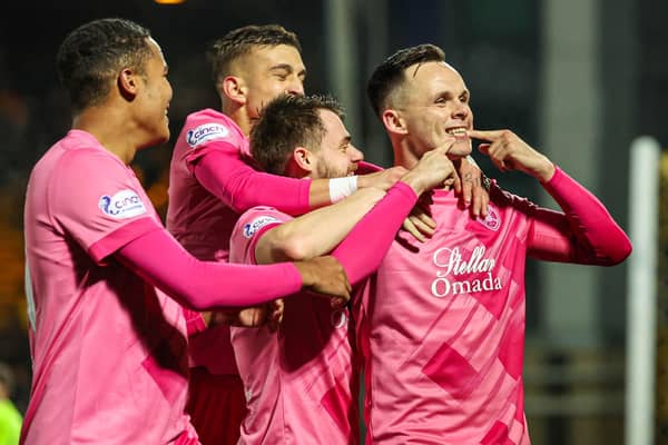 Losing Lawrence Shankland in the January transfer window would not be something worth smiling about, according to former Hearts midfielder Neil MacFarlane. Photo by Roddy Scott / SNS Group