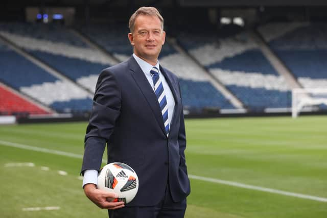 Scottish FA chief executive officer Ian Maxwell at Hampden Park. (Photo by Craig Williamson / SNS Group)