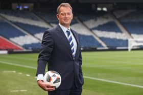 Scottish FA chief executive officer Ian Maxwell at Hampden Park. (Photo by Craig Williamson / SNS Group)