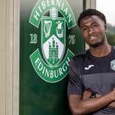 Nohan Kenneh is eager to impress for Hibs this season. Picture: Alan Rennie