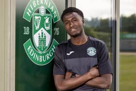 Nohan Kenneh is eager to impress for Hibs this season. Picture: Alan Rennie