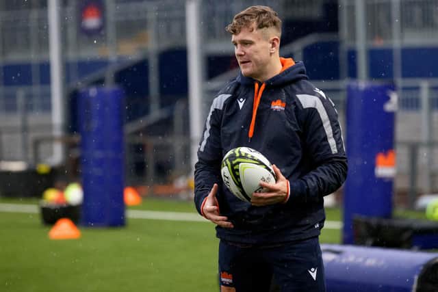 Darcy Graham is back in the Edinburgh team after missing the Saracens match.   (Photo by Craig Williamson / SNS Group)